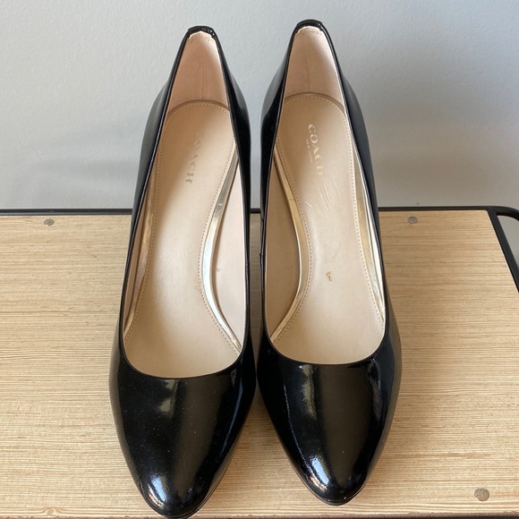 Coach Shoes - Coach Heels Black Women size 9.5